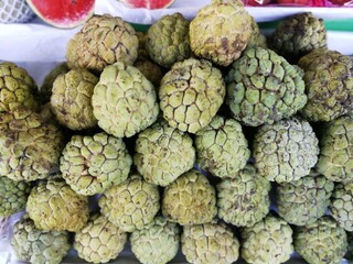 fresh green sweetsop