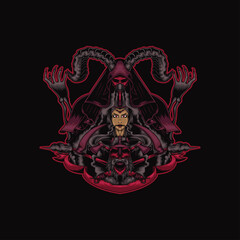 viking demons illustration