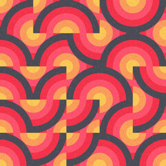 Abstract Geometric Pattern generative computational art illustration