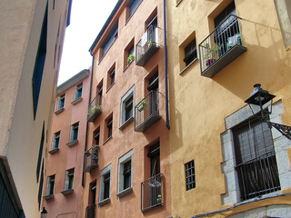 Fototapeta premium In the old Girona, Spain