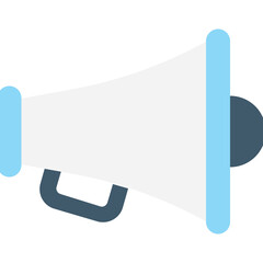 
Megaphone Flat Vector Icon 
