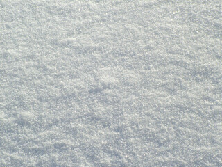 Obraz premium Snowy surface on a sunny morning