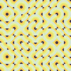 Abstract Geometric Pattern generative computational art illustration