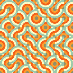 Abstract Geometric Pattern generative computational art illustration