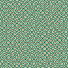 Fototapeta premium Abstract Geometric Pattern generative computational art illustration