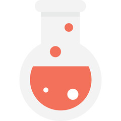 
Beaker Flat Vector Icon
