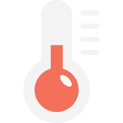 
Thermometer Flat Vector Icon
