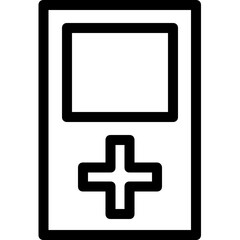 Fototapeta premium Gameboy Vector Icon 