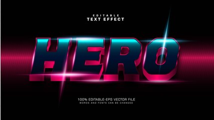 Modern Hero Style Text Effect