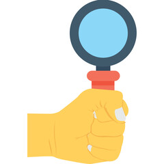 
Magnifier Flat vector Icon
