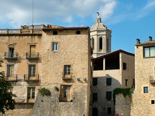 Ancient district of Girona, Spain