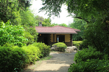 飛鳥山公園の渋沢史料館　晩香廬