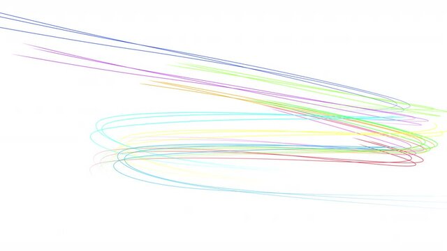 Line Curve Wave Arts colorful stream abstract background