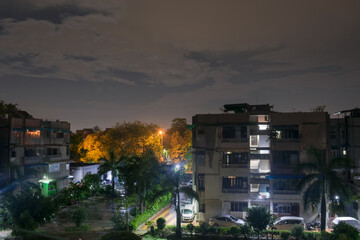 Naklejka premium Delhi apartment, after rains