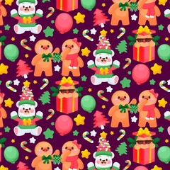 funny christmas pattern
