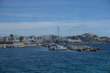 June 5, 2017 - the small city life of a town on the island of Formentera in Spain
