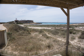 A bus stop from the beautiful island of Formentera
