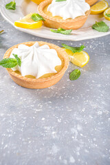 Lemon tartlets, mini tart cakes