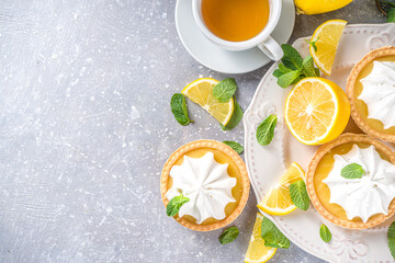 Lemon tartlets, mini tart cakes