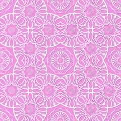 Decorative seamless pattern with beautiful abstract texture designs can be used for backgrounds, motifs, home textile, wallpapers, fabrics, gift wrapping, templates. Design Paper For Scrapbook. Vector