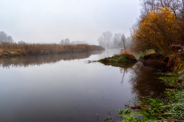 Jesień w Dolinie Narwi, Podlasie, Polska © podlaski49