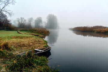 Jesień w Dolinie Narwi, Podlasie, Polska © podlaski49