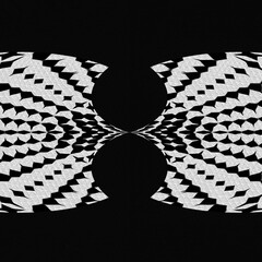 Black and White Abstract Motif Design, Background Image