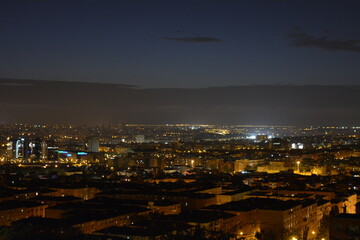 landscape madrid at night