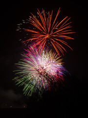 Fireworks in Trezzano Rosa