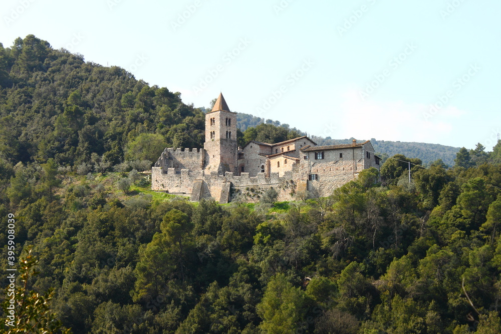 Wall mural Medieval castle of Narni, Italy