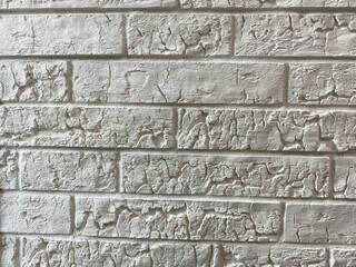 White brick wall, square photography