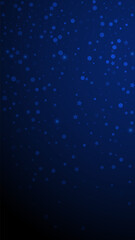 Magic stars random Christmas background. Subtle fl