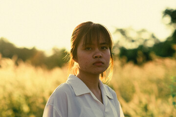 child in the field