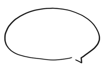 手書きの吹き出し　枠　フレーム
