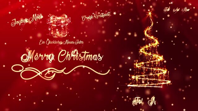 merry christmas multi lang greetings 