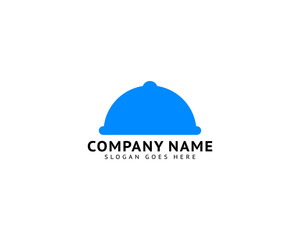 Food Tray Vector Logo Design Template