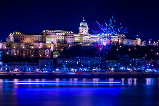 Budapest, Hungary New Year and new decade celebrations, 2020