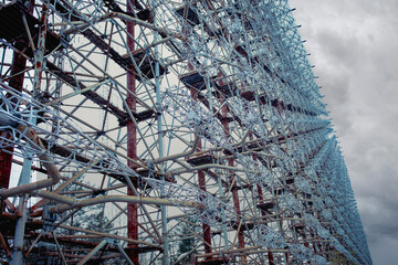 Chernobyl Exclusion Zone. Duga radar was a Soviet over-the-horizon OTH radar system used as part of...