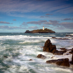 Godrevy Lighthouse Cornwall UK