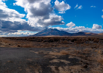 USA, NV, the 23 of November 2020, Nevada desert landscape. 