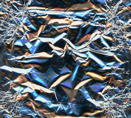 shiny metal foil background