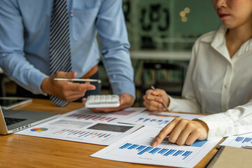 Business team meeting current professional investors working on new start-up projects. Financial Manager Jobs To take care of the company's profits, investment ideas and business dealings.