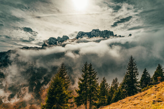 Kampenwand cheimgauer Alpen Bayern	