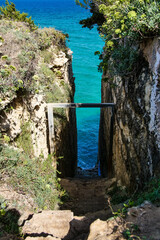 Stairs to the see