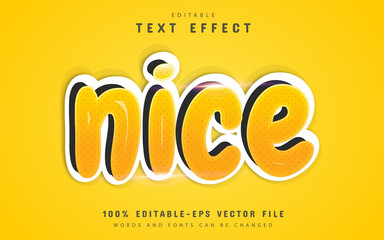 Nice text effect with yellow gradient