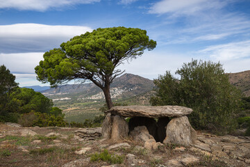 Llit de la Generala Dolmen, Megalithic Tomb in Roses, Alt Empodra, Catalonia