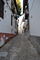 Fototapeta na wymiar スペインのグラナダの街路