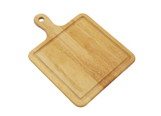 Wooden cutting board isolated	