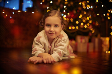 lovely girl on xmas