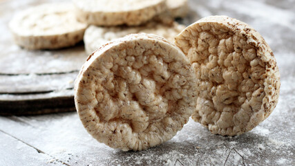 Healthy crusty cereals, healthy food.